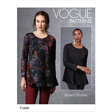 Vogue Patterns 1660 - Top Tröja - Dam