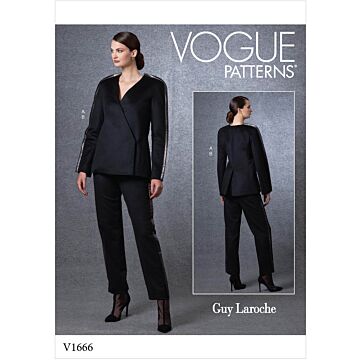 Vogue Patterns 1666 - Byxa Top  - Dam