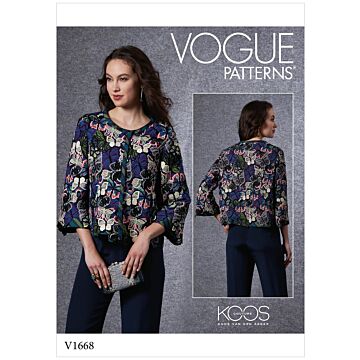 Vogue Patterns 1668 - Jacka Top - Dam