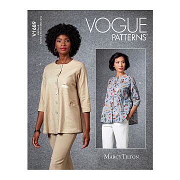 Vogue Patterns 1689 - Jacka Skjorta - Dam