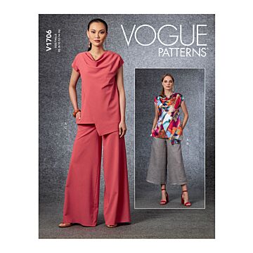 Vogue Patterns 1706 - Top Byxa - Dam