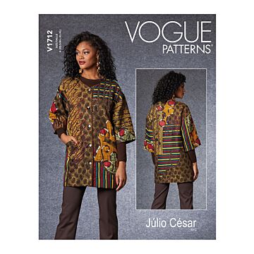 Vogue Patterns 1712 - Jacka Kappa Ytterkläder - Dam