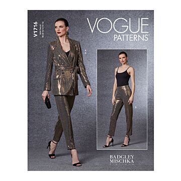 Vogue Patterns 1716 - Byxa Jacka - Dam - Business Nyårsafton