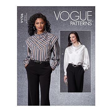 Vogue Patterns 1726 - Blus Skjorta - Dam
