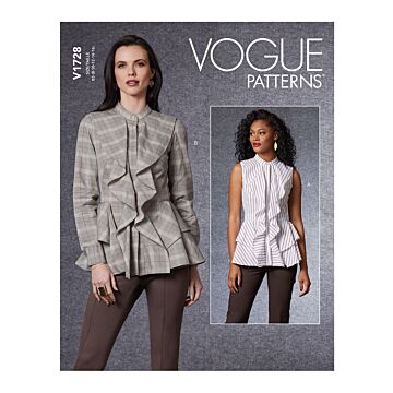 Vogue Patterns 1728 - Top Blus - Dam