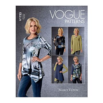 Vogue Patterns 1733 - Top Tröja - Dam