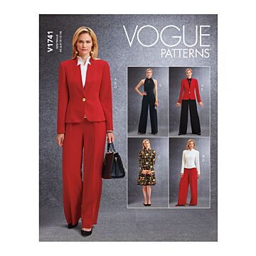 Vogue Patterns 1741 - Klännning Jacka Jumpsuit Byxa - Dam