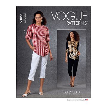 Vogue Patterns 1805 - Top Byxa - Dam