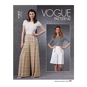 Vogue Patterns 1815 - Byxa - Dam