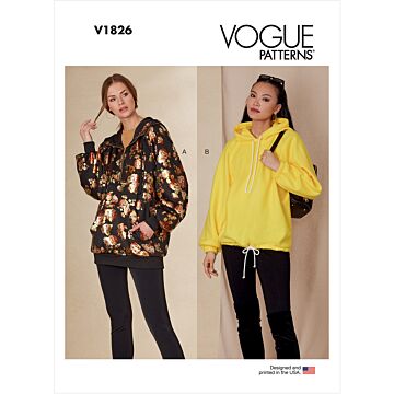 Vogue Patterns 1826 - Tröja Jacka - Dam