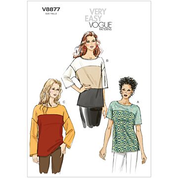 Vogue Patterns 8877 - Top - Dam