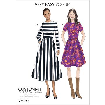 Vogue Patterns 9197 - Klännning - Dam