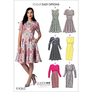 Vogue Patterns 9202 - Klännning - Dam