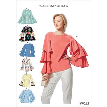 Vogue Patterns 9243 - Top - Dam