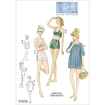 Vogue Patterns 9255 -  Vintage - Dam
