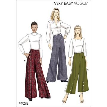 Vogue Patterns 9282 - Byxa - Dam