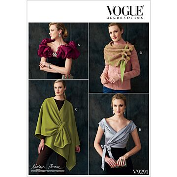 Vogue Patterns 9291 - Top - Dam - Sjal