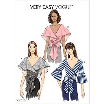 Vogue Patterns 9315 - Top - Dam