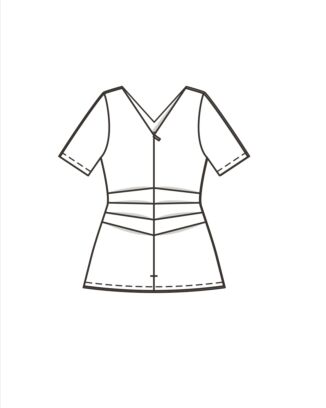 PDF-symönster - Burda BS202112114 - Blus - Dam