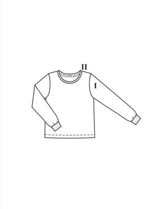 PDF-symönster - Burda BS202112130 - Tröja - Flicka Pojke