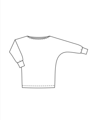 PDF-symönster - Burda BS202112117 - Tröja - Dam