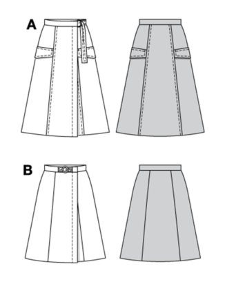 Burda 5766 - Kjol - Dam