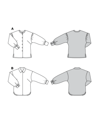 Burda 5775 - Blus - Dam