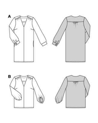 Burda 5783 - Klänning Blus - Dam