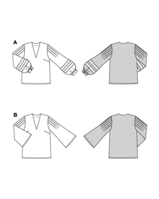 Burda 5785 - Blus - Dam
