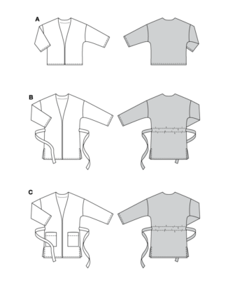 Burda 5787 - Jacka Kappa - Dam