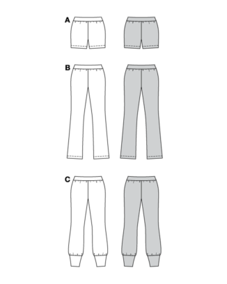 Burda 5789 - Byxa Shorts Sportkläder - Dam