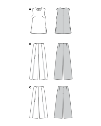 Burda 5793 - Top Byxa - Dam