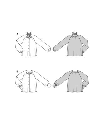 Burda 5862 - Blus - Dam