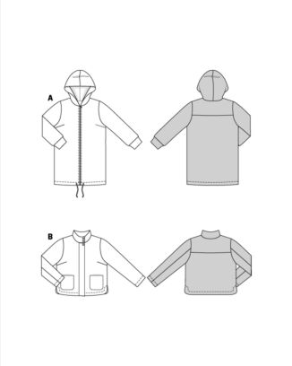 Burda 5877 - Jacka - Dam - Outdoor