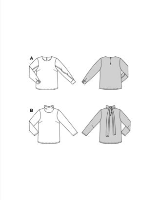 Burda 5878 - Blus - Dam