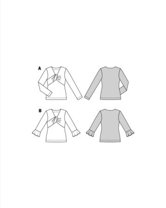 Burda 5886 - Top - Dam