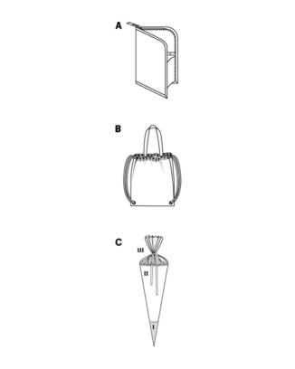 burda symönsterset barn skolstart pennfodral, gymväska och skolkon #9200
