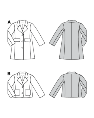 Burda 9215 - Jacka Kappa - Flicka