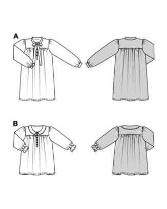 Burda 9216 - Klänning Tunika - Flicka