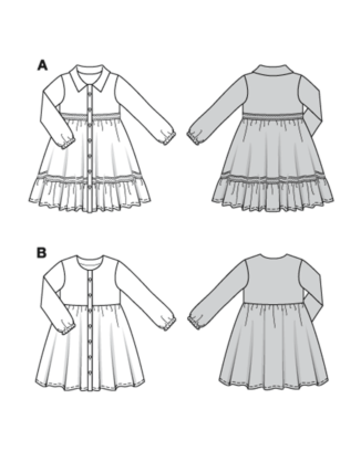Burda 9217 - Klänning - Flicka