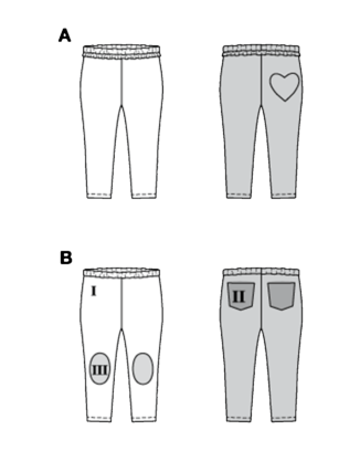 Burda 9222 - Byxa - Flicka Pojke Baby