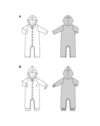 Burda 9232 - Jumpsuit - Baby