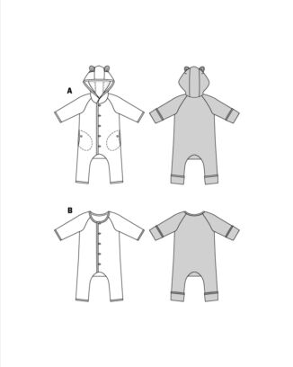 Burda 9235 - Jumpsuit - Baby