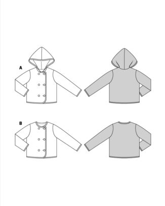 Burda 9236 - Jacka - Flicka Pojke
