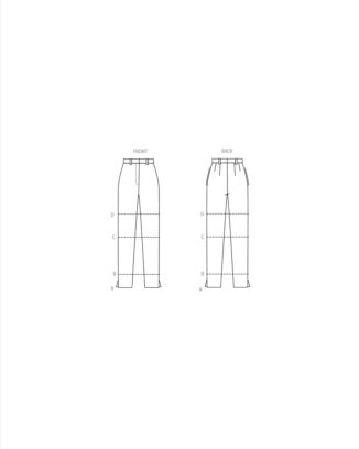 Butterick Symönsterset dambyxor shorts #B6944.B5 storlek 34-42