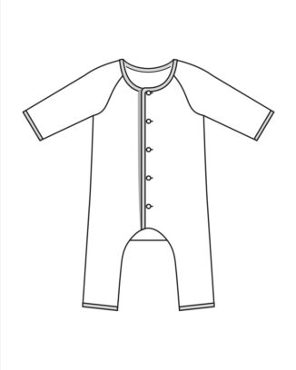 burda symönster babyoverall #9235B