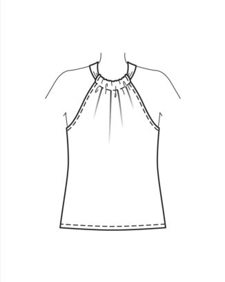 burda symönster damtopp 5891B 