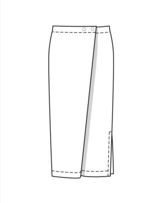 burda symönster dam maxi kjol 5888C 
