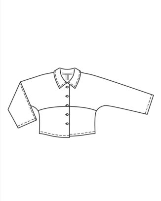 PDF-symönster - Burda 5887 - Blus Skjorta - Dam