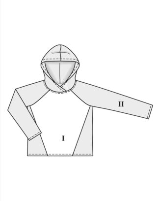 PDF-symönster - Burda 5828 - Tröja Sportkläder - Dam